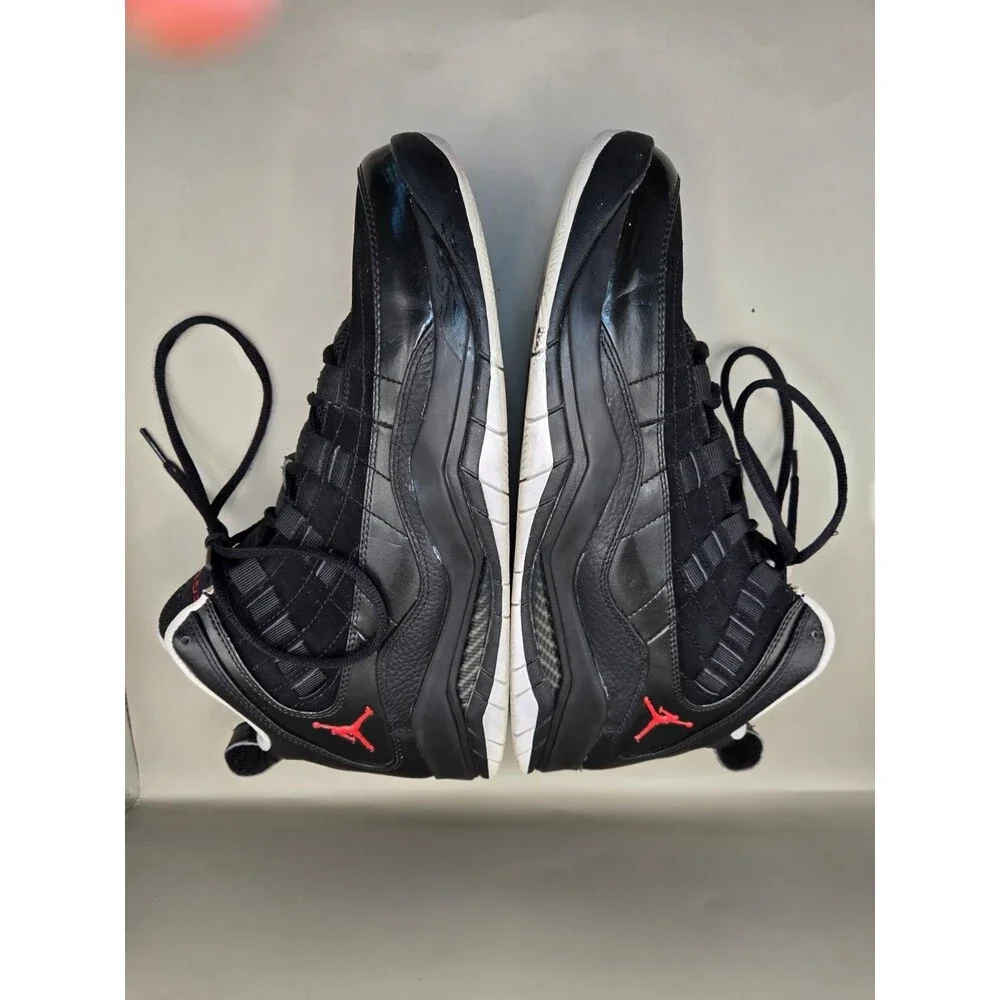 Air Jordan Hallowed Ground Shoes Men's 12 Black Varsity Red Athletic OG Sneakers